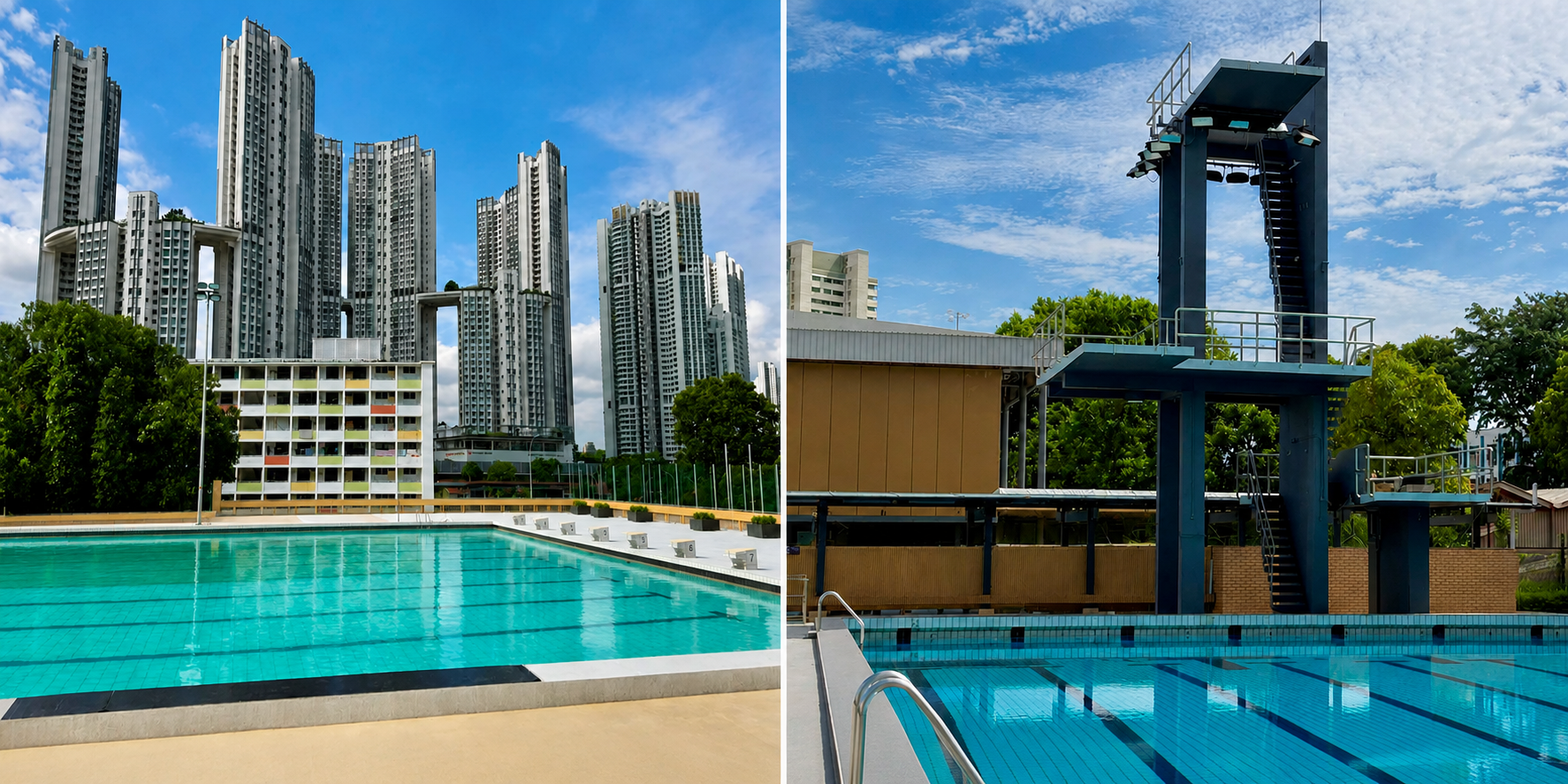 The refreshed swimming complex and new dry dive facility support both competitive training and recreation for all ages and abilities.
